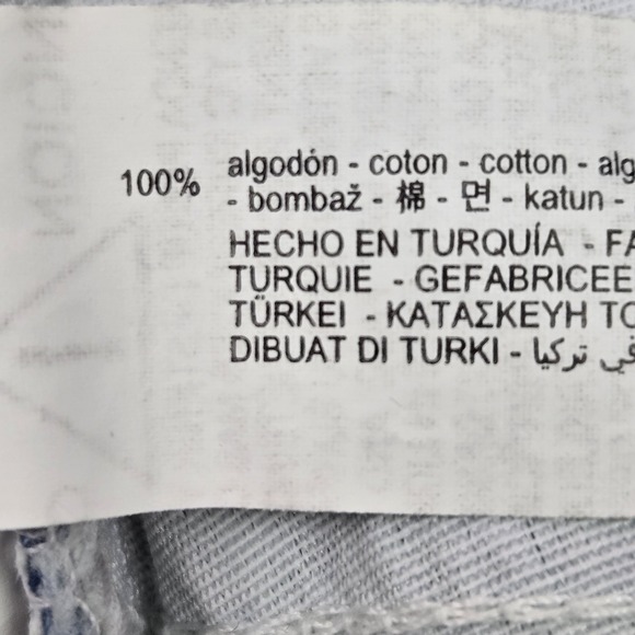 Zara Women Jumpsuit L Light Blue Denim Jeans Cut Out Long Sleeve NWT - Picture 5 of 12